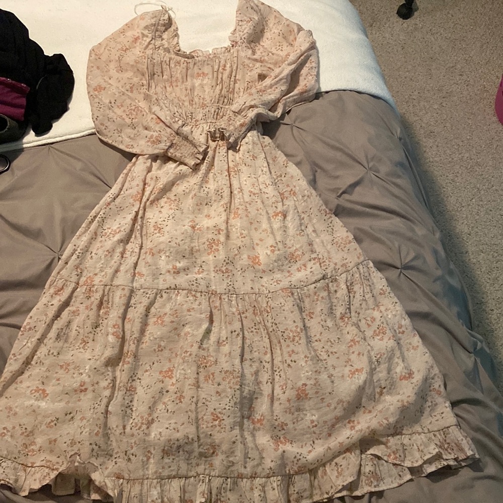 Long floral dress